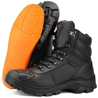 Bota Militar Tratorada Coturno Cano Curto Palmilha Em Gel