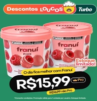 [Rappi Pro R$15,99] Framboesas Congeladas Banhadas com Chocolate - Franuí PINK