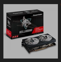Placa de Vídeo PowerColor Hellhound Radeon RX 6600, 8GB, GDDR6, FSR, Ray Tracing, AXRX 6600 8GBD6-3DHL
