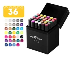 Canetas Marcadoras Dupla Ponta 36 Cores