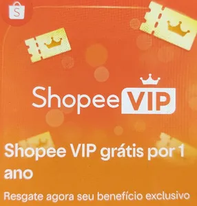 (Croma / Ultravioleta) 1 Ano de shopee VIP grátis para clientes selecionados NUBANK