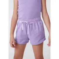 Shorts De Moletom Menina Básico Com Amarração- Hering 