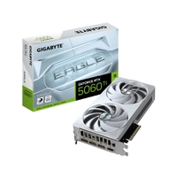 Placa de Vídeo Gigabyte RTX 5060 Ti Eagle OC ICE 16GB GDDR7 128bits - GV-N506TEAGLEOC ICE-16GD