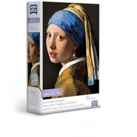 [Prime] Quebra-cabeça: Johannes Vermeer - Moça com Brinco de Pérola - 500 peças nano