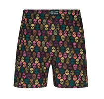 Cueca Samba Canção Caveira Urban Lupo Masculino Preto| R$ 39