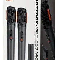 Microfone Jbl Duplo S/ Fio Wireless Jbl Micbr2 Karaokê Party