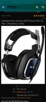 Headset Astro A40 TR PS4, PC e MAC | R$899