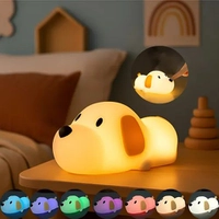 Luminária Cachorrinho 7 Cores com Timer Touch 5V