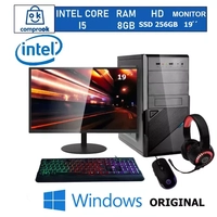 [AME R$1009] Computador completo + Kit Brazil pc Core I5 650 / 8GB ram/ ssd 256GB / Windows 10 com monitor