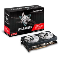 (APP) Placa de Vídeo PowerColor Hellhound Radeon rx 6600, 8GB, GDDR6, fsr, Ray Tracing, axrx 6600 8GBD6-3D