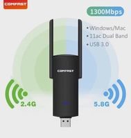 [Taxas Inclusas/R$7 Moedas App] Adaptador Wi-fi COMFAST USB 3.0 - 2.4g/5.8g