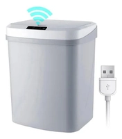 Lixeira Automática Recarregável Sensor Aproximação