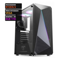 Computador T-HOME Prodigy AMD Ryzen 5 5600G / DDR4 8GB / HD 1TB | R$3.329