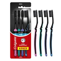 Escova Dental Colgate Slim Soft Carvão 12 un