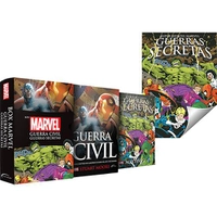Box - Marvel: Guerra Civil e Guerras Secretas (Edição Slim) + Pôster - R$21,90