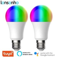 2 Lâmpadas LED Inteligentes Lonsonho Tuya E27 9W - rgb com Conexão WiFi | R$ 15
