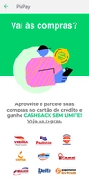 Parcele suas compras no Cartão de Crédito e ganhe cashback no PicPay