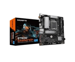 Placa Mãe Gigabyte B760M Gaming WIFI, Chipset B760, Intel LGA 1700, MATX, DDR5