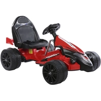 Mini Kart Elétrico Infantil 6V Vermelho Faster - brink+