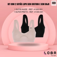 Kit 2 Tops Lupo Sem Costura Antimicrobiano