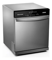 Lava Louças Brastemp Cinza Metálico 08 Serviços 110V