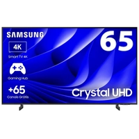 [VIP] Samsung Smart TV 65 Polegadas Crystal UHD 4K 65DU8000 2024, Dynamic Crystal Color, Gaming Hub, Multitela, HDR, +80 Canais Grátis
