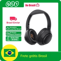 [Do Brasil] Fone de Ouvido QCY H3 Bluetooth 5.4 Over-Ear – Hi-Res, ANC Híbrido, 60h Bateria, Cancelamento de Ruído Ativo