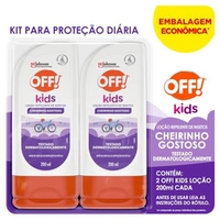 (Recorrência) Repelente Infantil OFF! Loção 2 unidades de 200ml