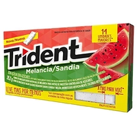 Goma de Mascar Melancia 14S Trident 25,2g