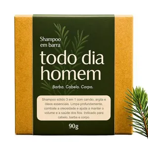 Shampoo em Barra 3 em 1 Cabelo Barba Corpo