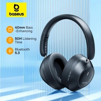 Fone Bluetooth 5.3 Bass 30 Max Over-ear Baseus