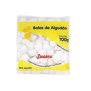 (R$ 5,83 +por-) Sussex - Bolas Algodão 100g Branca