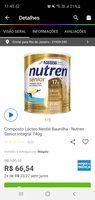 Nutren baunilha 740g | R$ 67