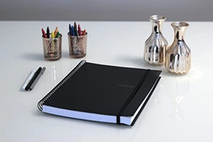 Caderno Universitário Notes 10x1 200 Folhas Pautado Preto Confetti