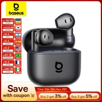 Fone Bluetooth Baseus BS2 Lite c/ 2 Mic Bluetooth 6.0  IP55 SuperBass  e 40h