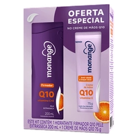[Regional] Kit Monange Q10 Hidratante + Creme Mãos (APP + VIVA SAÚDE)