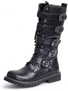 Botas Motocicleta Zíper À Prova D'Água