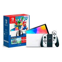 Nintendo Switch OLED 64GB + Mario Wonder + 3 Meses Nintendo Online