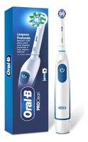 (2 unid) Oral-B Power Precision Clean escova de dentes elétrica com 2 pilhas cor branco e azul