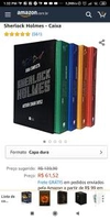 Box completo Sherlock Holmes por R$61,52 com frete grátis