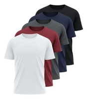 Kit 5 Camisetas Masculinas Dry Fit Básicas