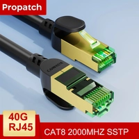 [Moedas R$47] 20M Cabo Ethernet Cat8 40Gbps RJ45 Internet