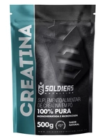 Creatina Monohidratada 500g - 100% Pura Importada - Soldiers Nutrition