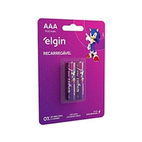 Pilha Recarregável AAA 900mAh c/ 2 unidades
