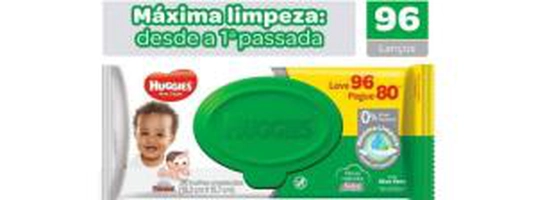 [PRIME] Huggies Lenços Umedecidos Max Clean, 96 Toalhas