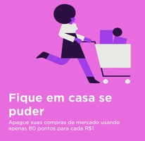 [Nubank Rewards]: 80 pontos = R$1 na para apagar compras de diversos serviços.