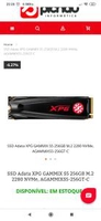 SSD Adata M2 NVME 256GB R: 2100MB/s W:1500MB/s | R$299