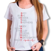 Camiseta GREYS ANATOMY Feminina - R$26