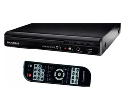 [R$31 c/ Cashback Meli Dólar] DVD Player Mondial D-20, C/ Controle e Karaokê, MP3, USB Il, Bivolt