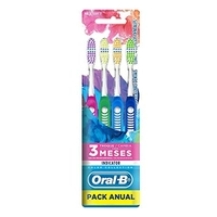 Oral-B Escova Dental Indicator, Colors 35 - 4 unidades